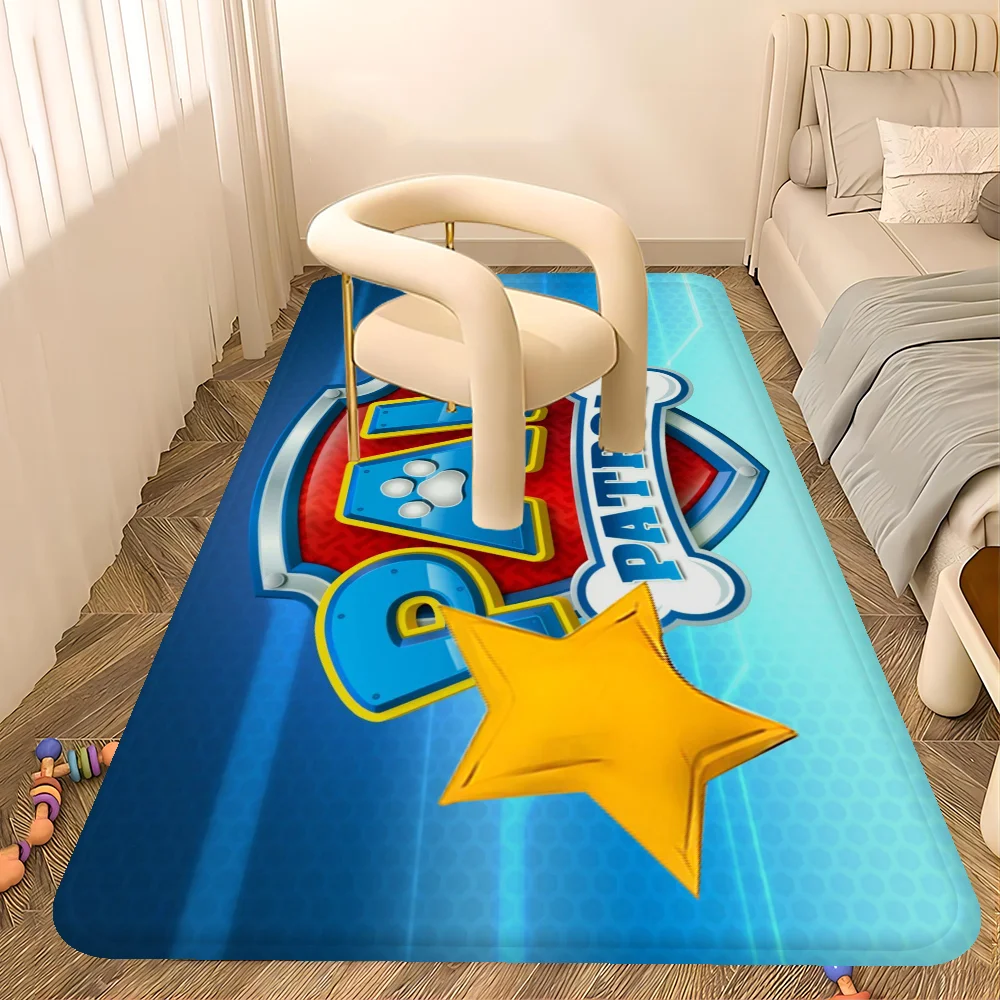

Paw C-Cartoons Dog Floor Mat Rectangle Anti-slip Home Soft Badmat Front Door Indoor Outdoor Mat Hotel Decor Mat