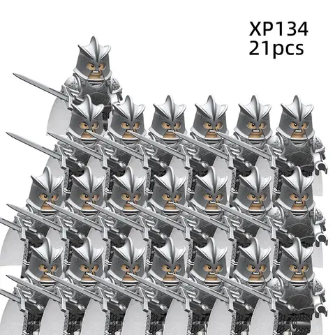 MOC Thrones Golden Armor Warrior Guard Jaime Lannister Barristan Selmy Meryn Trant Byggstenar Mini Actionfigur Leksaker 8 best sales Legofigurer från Game of Thrones - №2