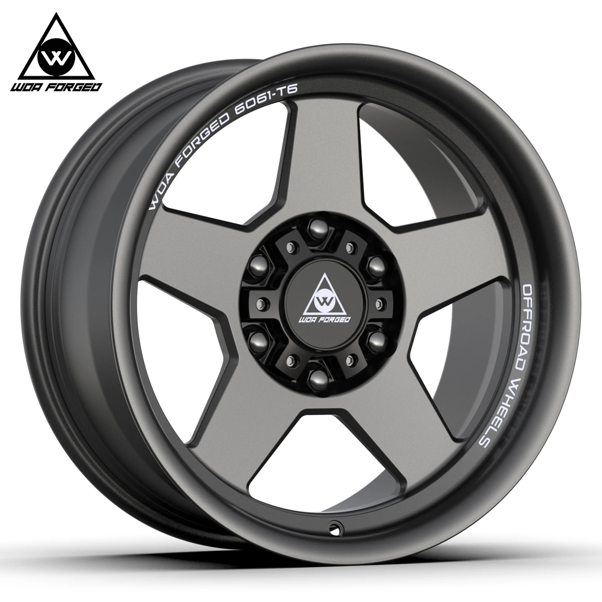 

High Load Off Road Rims 17 18 20 Inch 5 6 Hole Gloss Black Milled Forged Wheel Lightweight for 4x4 Toyota jeep Negative Offset