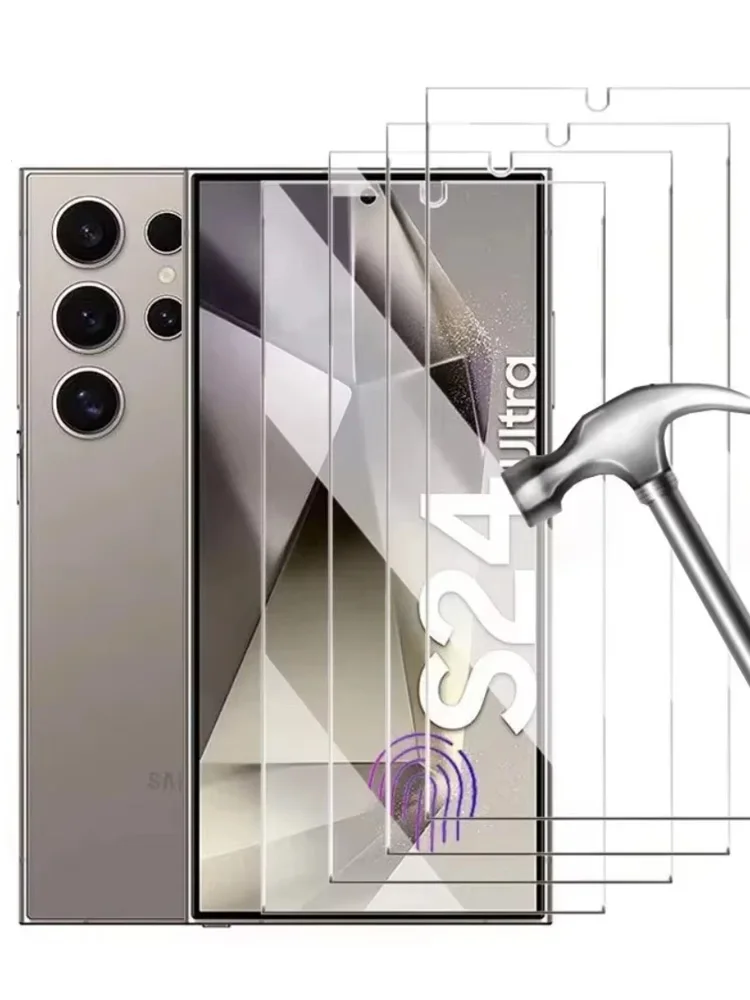 NNBILI 4 SZT. Szkło Hartowane Pełne Pokrycie Ekranu Do Samsung Galaxy S26 Ultra S24 S25 Plus Ochrona Ekranu Przed Odciskami Palców Szkło Ochronne HD — zdjęcie 2