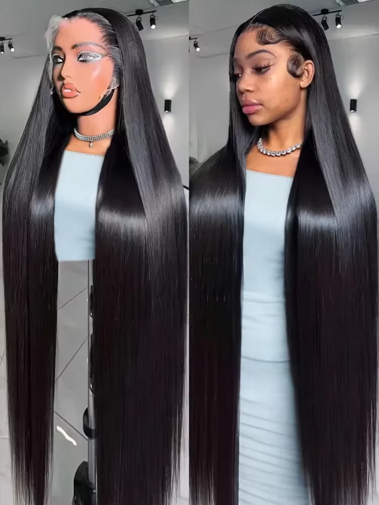 

Накладные парики из натуральных человеческих волос 100% HD Lace Front 360, фронтальные парики 13x6 из натуральных волос для женщин, бесшовные парики 7x6 Glueless Pre Cut Closure