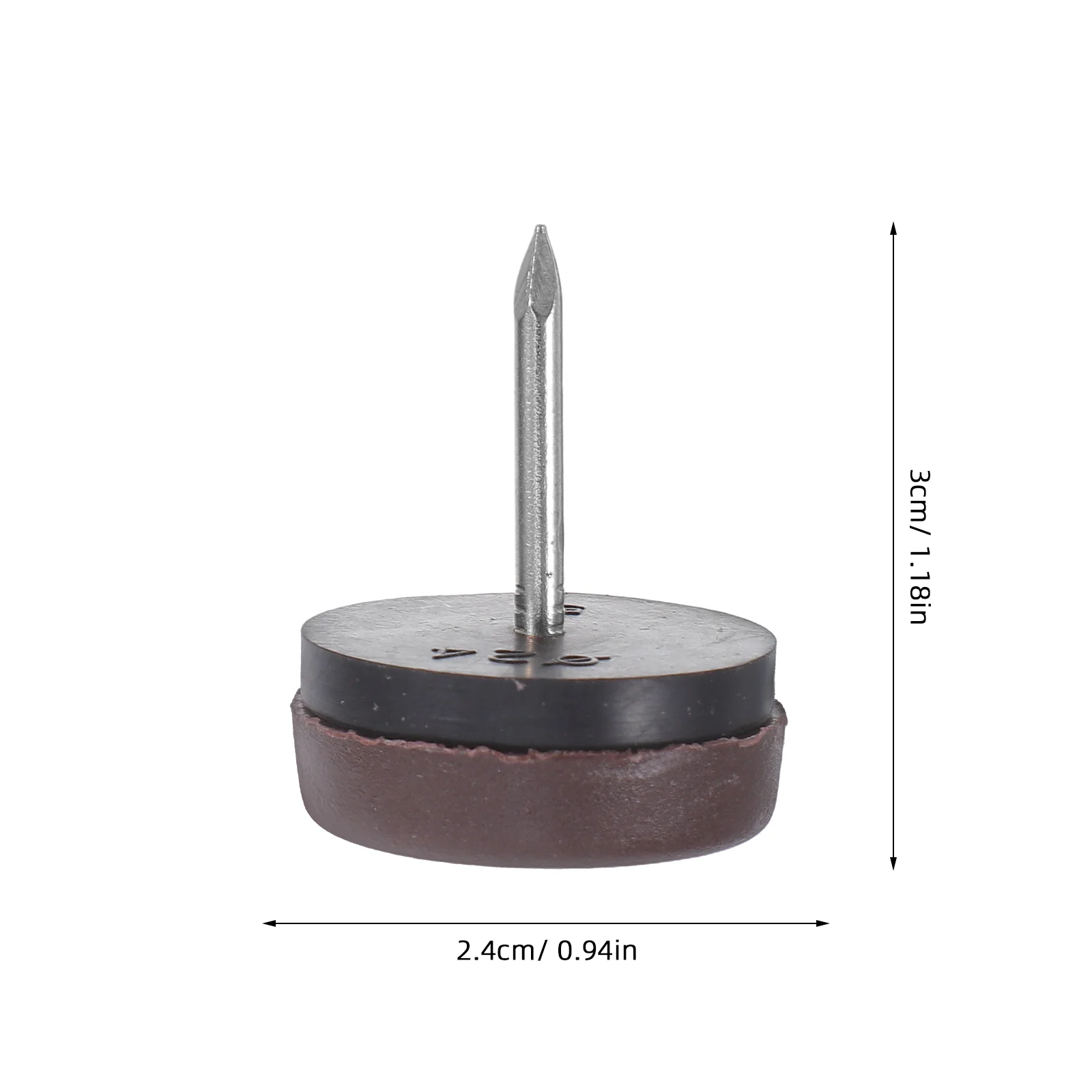 40 Pcs Furniture Non-slip Mat Feet Levelers Chair Chairs Anchor Nails Foot Pp Anti-slip Stickers