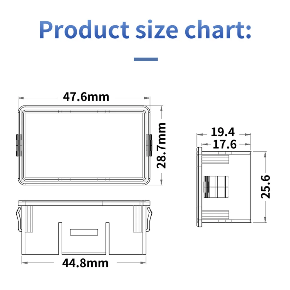 USB Car Battery Charge Level Indicator 12V 24V 36V 48V 60V 72V Lithium Battery Capacity Meter Tester LED Digital Voltmeter