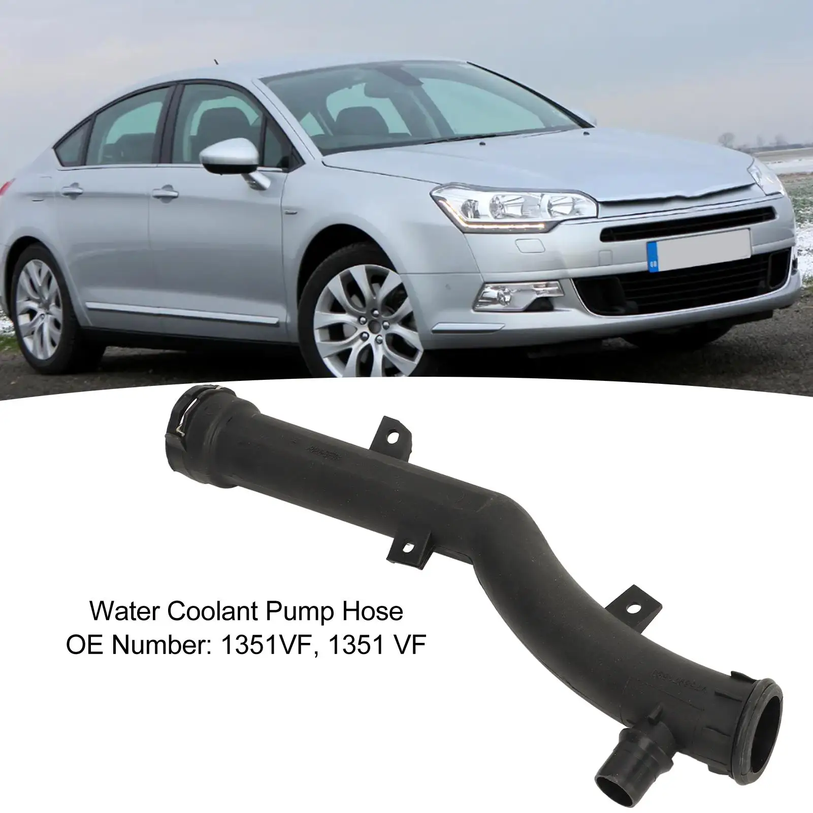 خرطوم مضخة تبريد المياه سهل التركيب مقاوم للحرارة 1351 VF محرك المبرد المبرد خرطوم استبدال ل بيرلينجو C3 C4 C5 DS3