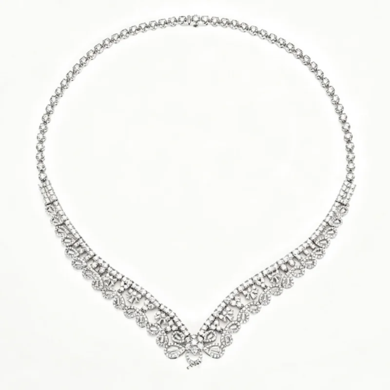 Bellux 925 Silver Synthetic Zircon Water Drop Hollow Out Interchangeable Full Diamond Fashion Elegant Lace Universal Chain