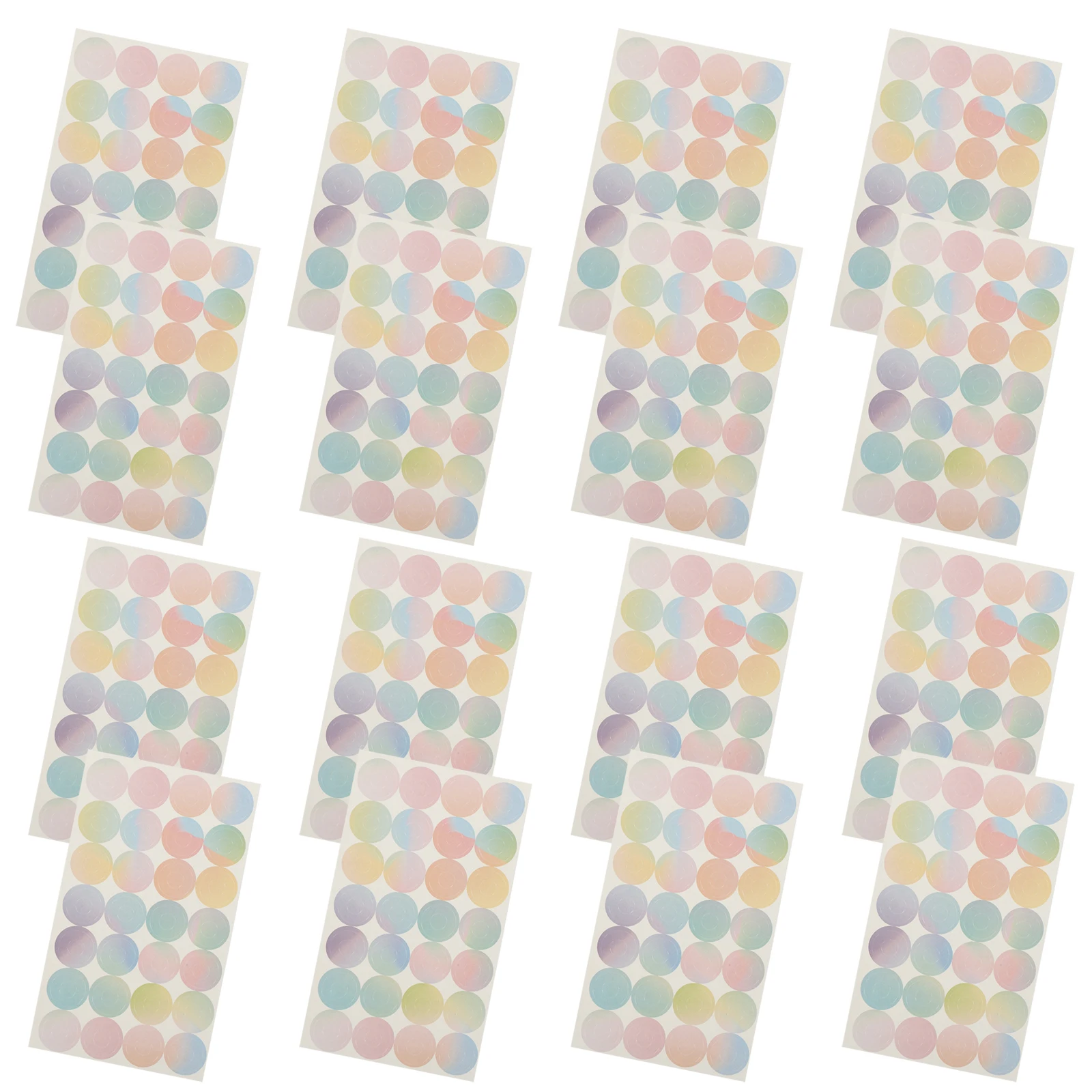 ملصقات حلقة الموثق العملية 16 ورقة تعزيزات ثقب الثقب سهلة الاستخدام لكتب مكتبة المدرسة المنزلية #5