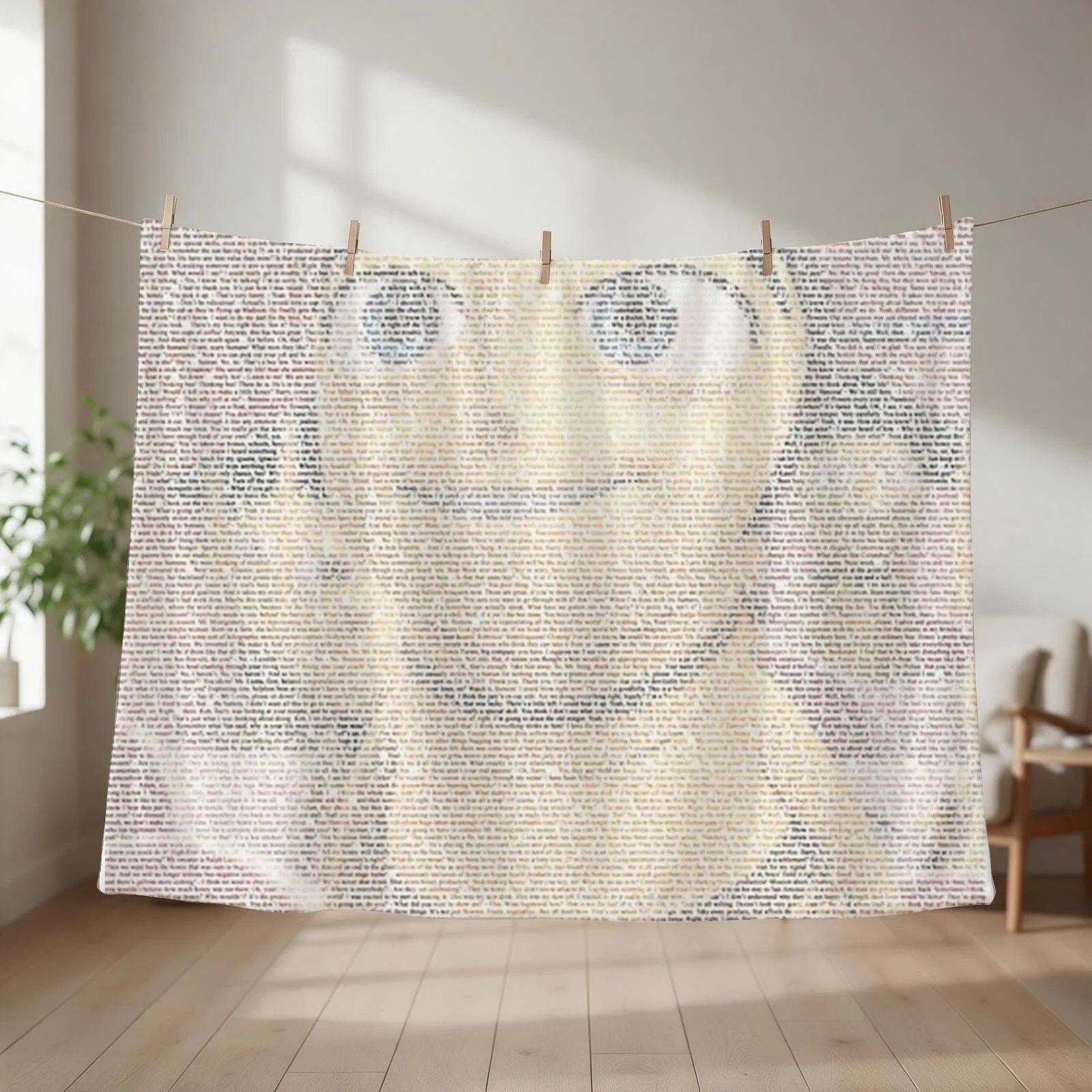 Barry Benson made using the Bee Movie Script - imarotul Throw Blanket couch cozy soft plush fuzzy picnic outdoor blanket