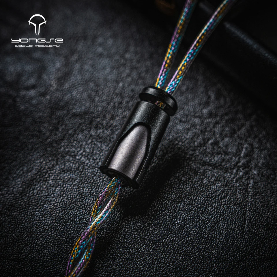 Yongse Neonova Pure Silver+Silver Plated Single Crystal Copper Coaxial Structure Earphone Cable