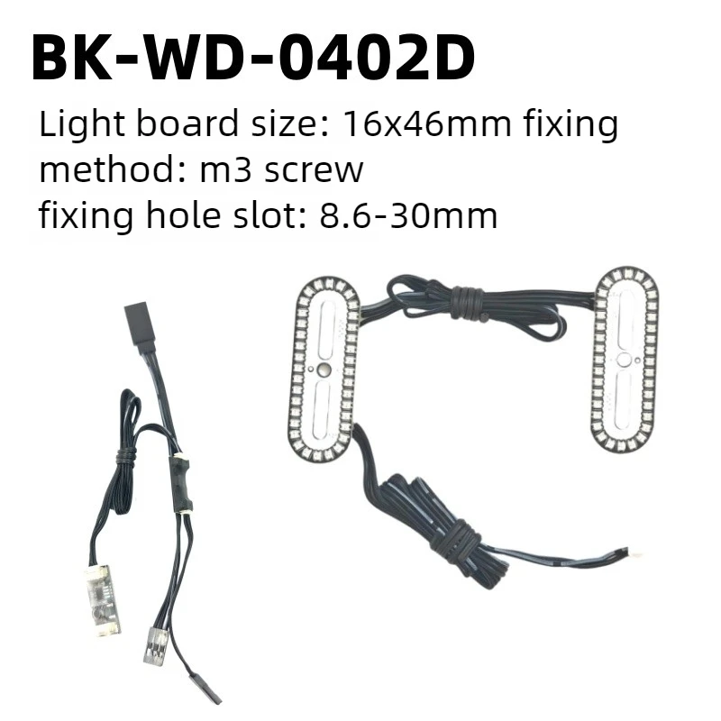 RC Car Lighting System with Throttle-activated Lights Universal Modification and Upgrade for RC Car Lights with Switchable Modes