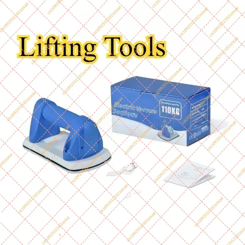Electric Vacuum Lifter 93*170mm 100KG Automatic Suction Cup Glass Tile Lifter Handheld Lifting Tool for Stone Marble HandlingHJ