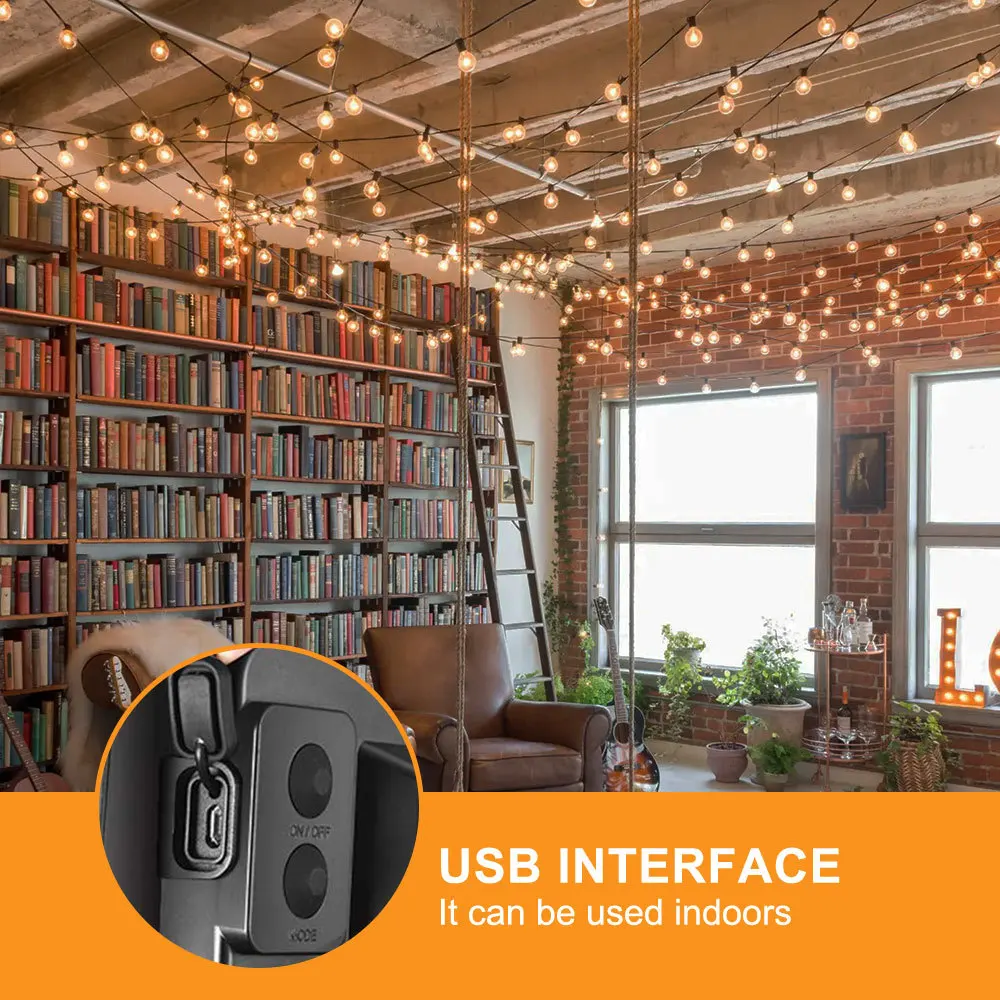 

ABXF-G40 Светодиодные фонари на солнечных батареях для улицы, садовые гирлянды-шары, декор для патио и двора