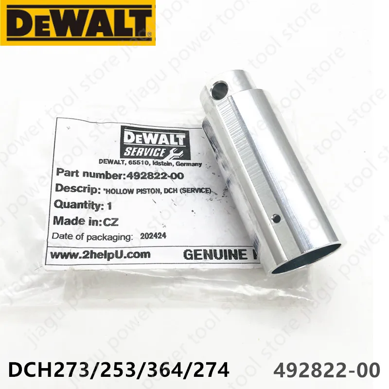 Hollow Piston For DEWALT DCH253 DCH273 DCH274 DCH364 492822-00 Electric tool parts