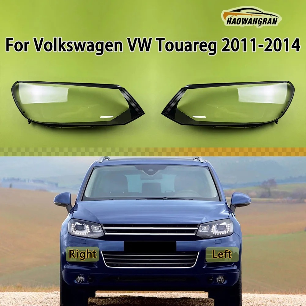 

For Volkswagen VW Touareg 2011 2012 2013 2014 High Front Headlamp Cover Transparent PC Lampshade Headlight Shell Lens Plexiglass