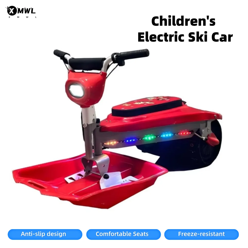 

Outdoor Children's Electric Snowmobile Ski Car Track Children's Snowmobile Skate Sled Car Anti-freeze and Wear-resistant