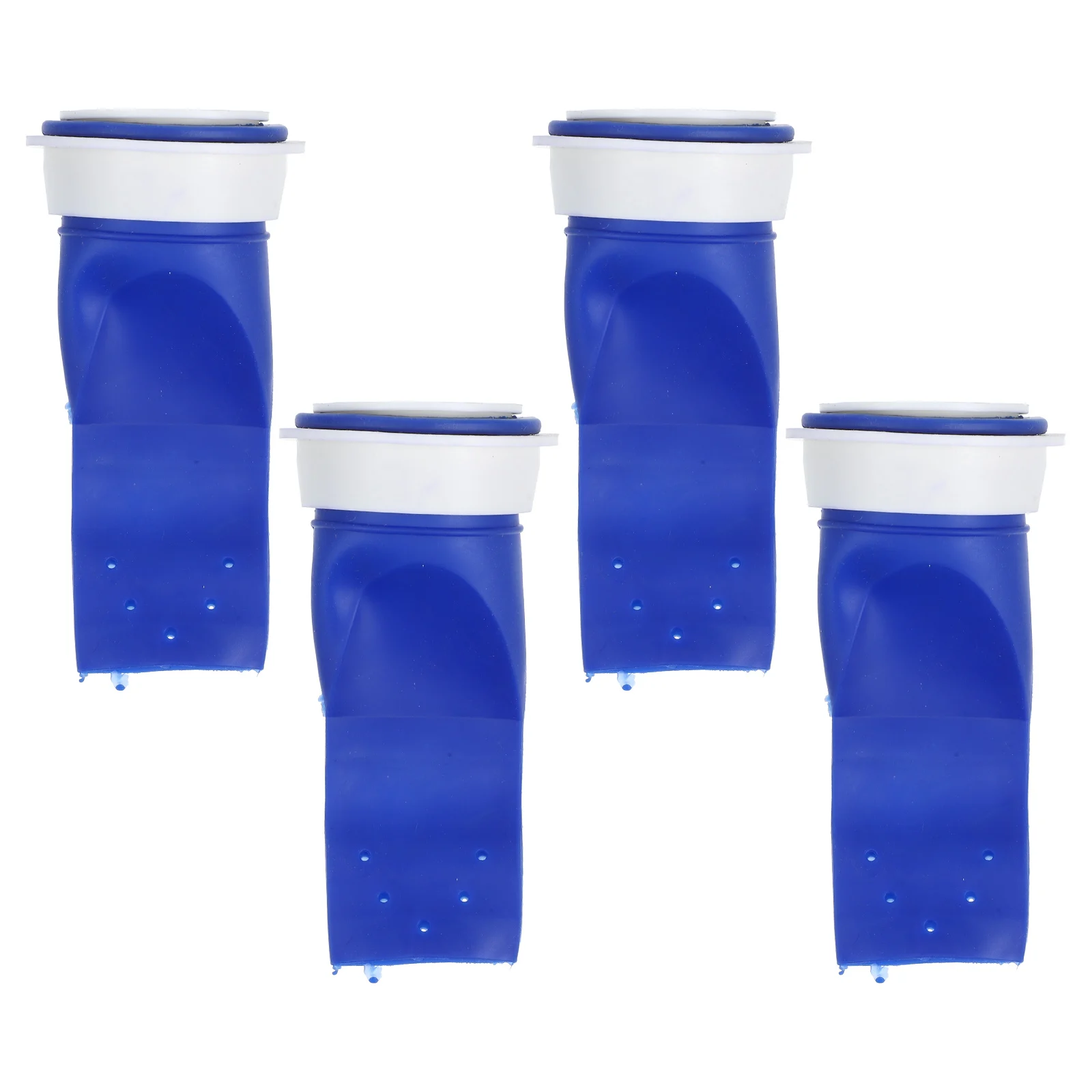 4pcs Drain Hose Plug Reusable Plastic Sealing Stopper For Washing Machine Odor Prevention Backflow Preventer Sink Sewer Seal