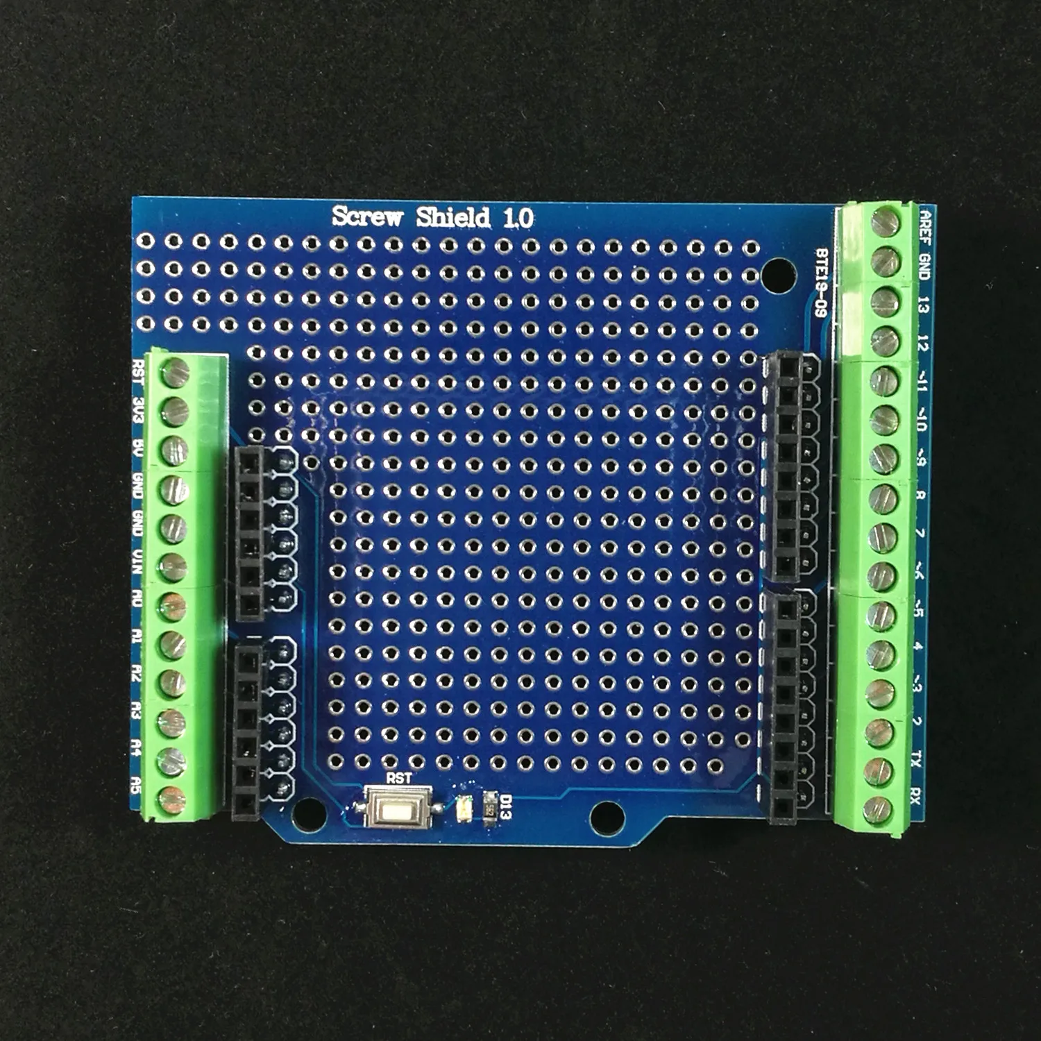 Screw Shield 1.0 Terminal Board Compatible with UNO R3/MEGA2560 KF350 3.5mm Pitch Welding Version  [Factory]