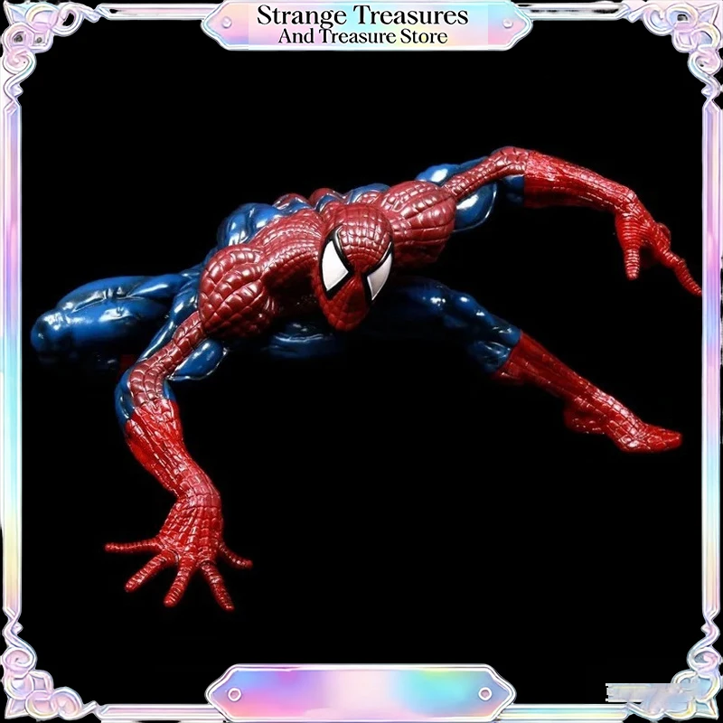 

Масштабная модель персонажа из серии фильмов Marvel: фигурка супергероя Человека-паука, игрушка, украшение для рабочего стола, подарок на день рождения