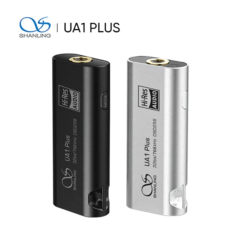 

SHANLING UA1 PLUS USB DAC AMP Headphone Amplifier dual CS43131 chips Hi-Res Audio PCM 32bit/768kHz DSD256 Type-C to 3.5mm