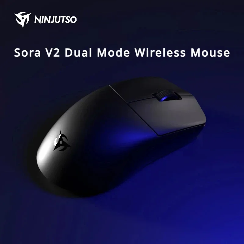 Imagem -02 - sem Fio Dual Mode Ninjutso Sora v2 Paw3395 Leve 8k Return E-sport Gamer Acessórios para Office pc Gaming Mice Gift