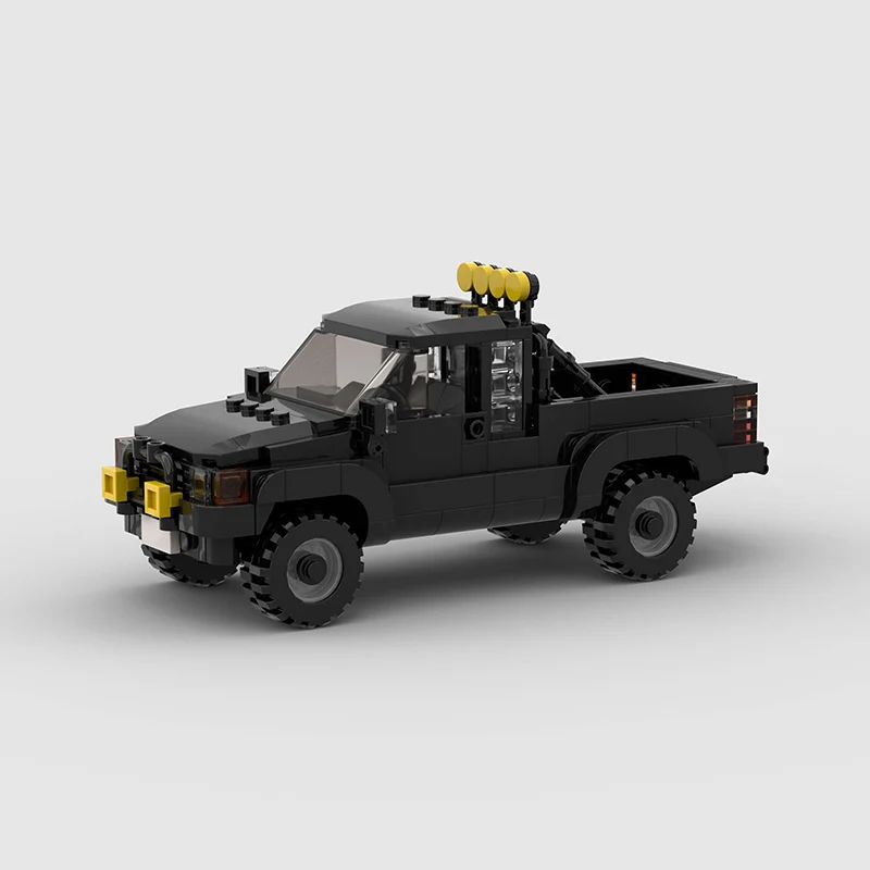 MOC Off-road Pickup Truck 4x4 Jeep Racing Car City Speed Champions Sports Building Blocks Bricks Kids Toy SUV Vehicle Technique