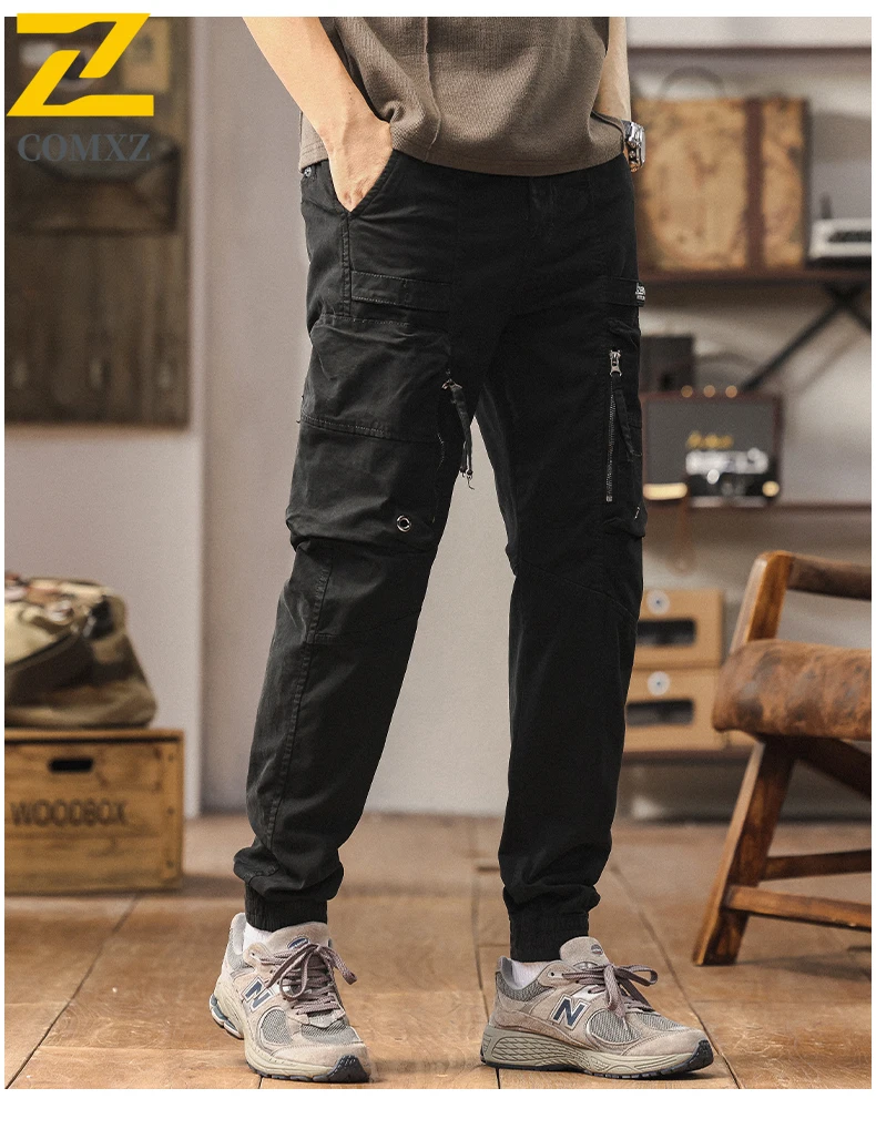 Fashion Cargo Pants 2025 New Men's Autumn Lightweight Loose Fit Casual Trousers Breathable Comfortable Trendy Breathable Pants