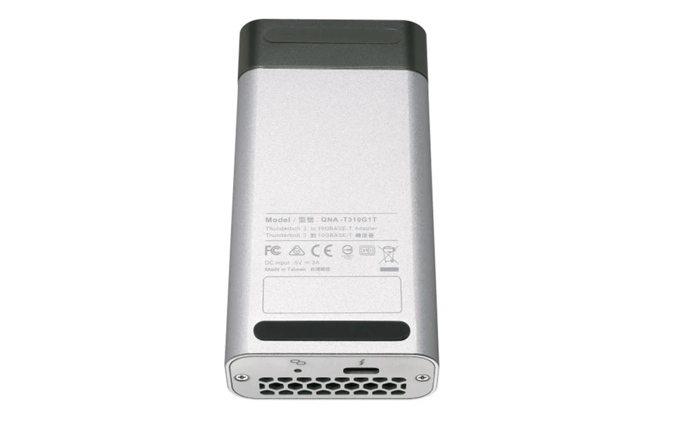 QNAP QNA-T310G1T RJ45 10GbEアダプター QNA-T310G1T | Connect to 10GbE/NBASE-T networks over Thunderbolt