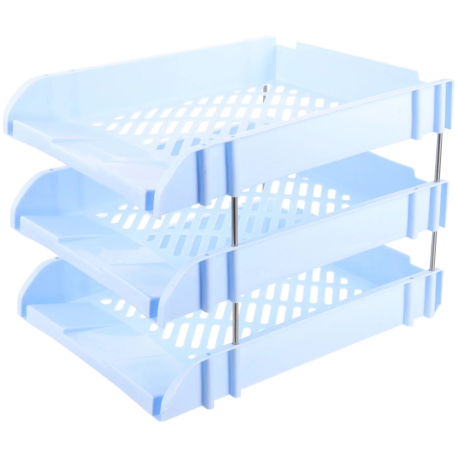 Plateau organisateur de bureau, bureau, papier pour bureau, support de fichiers empilable, rangement en classe