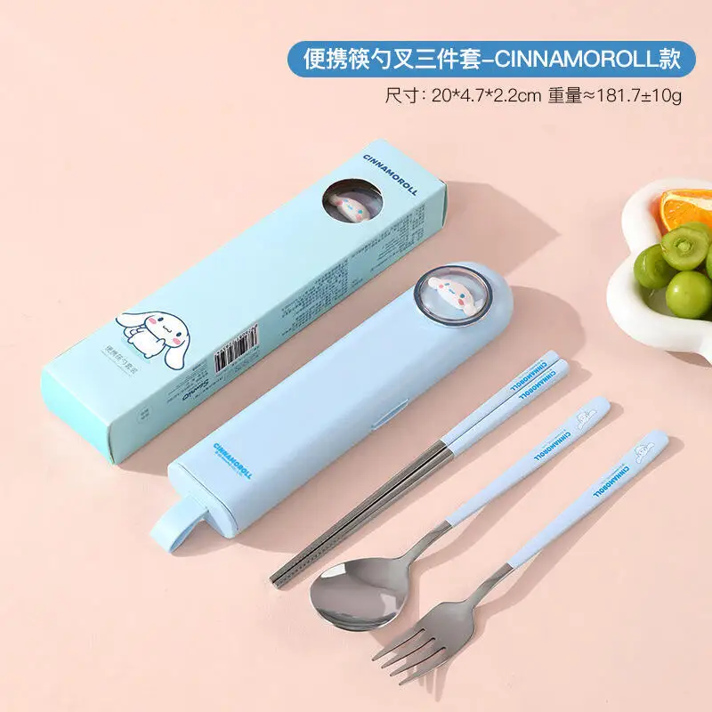 سانريو ماي ميلودي سينامورول مرحبا كيتي أدوات المائدة زخرفة الكبار طالب منتج جديد ضرب المنتج لطيف الكرتون المحمولة في الهواء الطلق