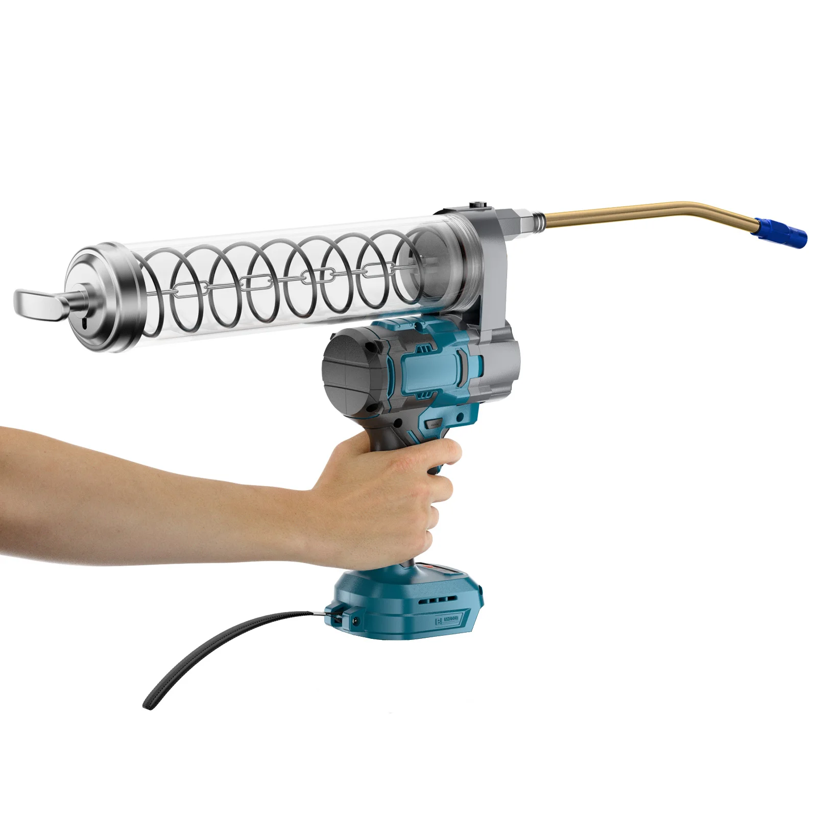 Nananuu Cordless Grease Gun Electric Grease Gun Oil Injector Fat Machine Hardware Tools For Makita 18V Battery (NO Battery)