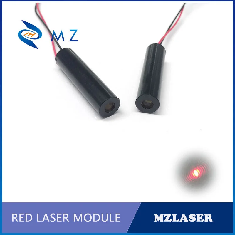 Láser Industrial de alta gama Clase II, módulo láser de seguridad de 650nm 1mw, láser de alta temperatura y baja temperatura
