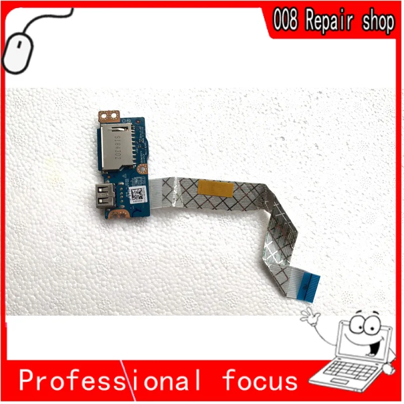 USB SD Card Reader Board, DELL Latitude 3490 3590 USB LS-F118P JXKP3 0JXKPP P3