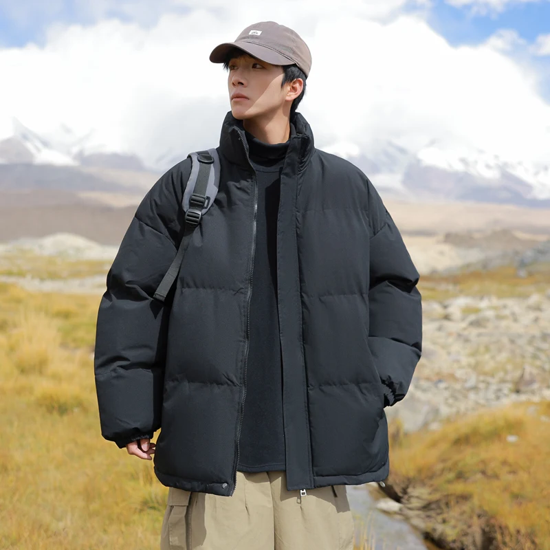 سترة الصيد في الهواء الطلق تسلق الجبال زوجين بلون معطف مريح سترة عصرية العصرية الرجال النساء سترة الخبز #5