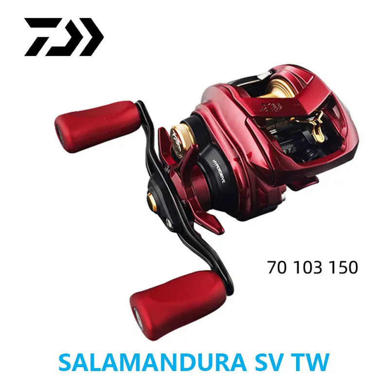 

DAIWA SALAMANDURA SV TW 70 103 150 Low Profile 7+1BB 2CRBB Gear Ratio 6.3/7.1/8.1 Saltwater Freshwater Baitcasting Fishing Reel