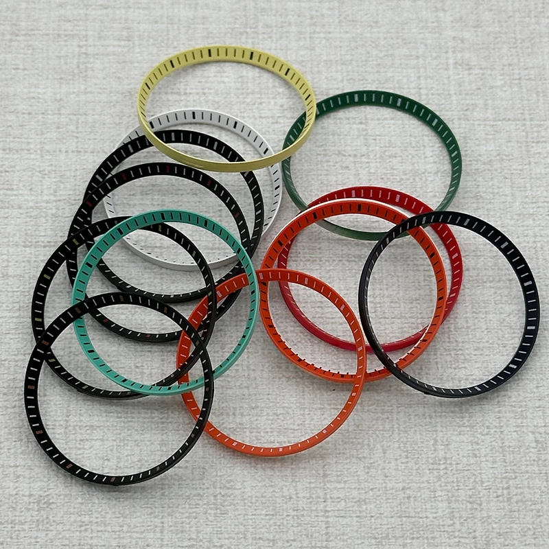 40 Styles 30.5 mm Watch Scale Ring Compatible Models SKX007 SKX009 SRPD Case Plastic Inner Ring NH35 NH36 Case Inner Ring