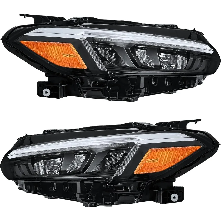 مجموعة المصابيح الأمامية LED مصممة لموديلات Honda Civic Sport and Touring لعام 20222023 الجيل 11th المتوافقة مع رقم الجزء OEM