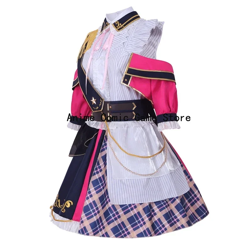 IN STOCK XS-2XL Rubii Hoshino Arima Kana Mem Cosplay Lolita Dress Anime Oshi No Ko Performance Idol Master Halloween for Women