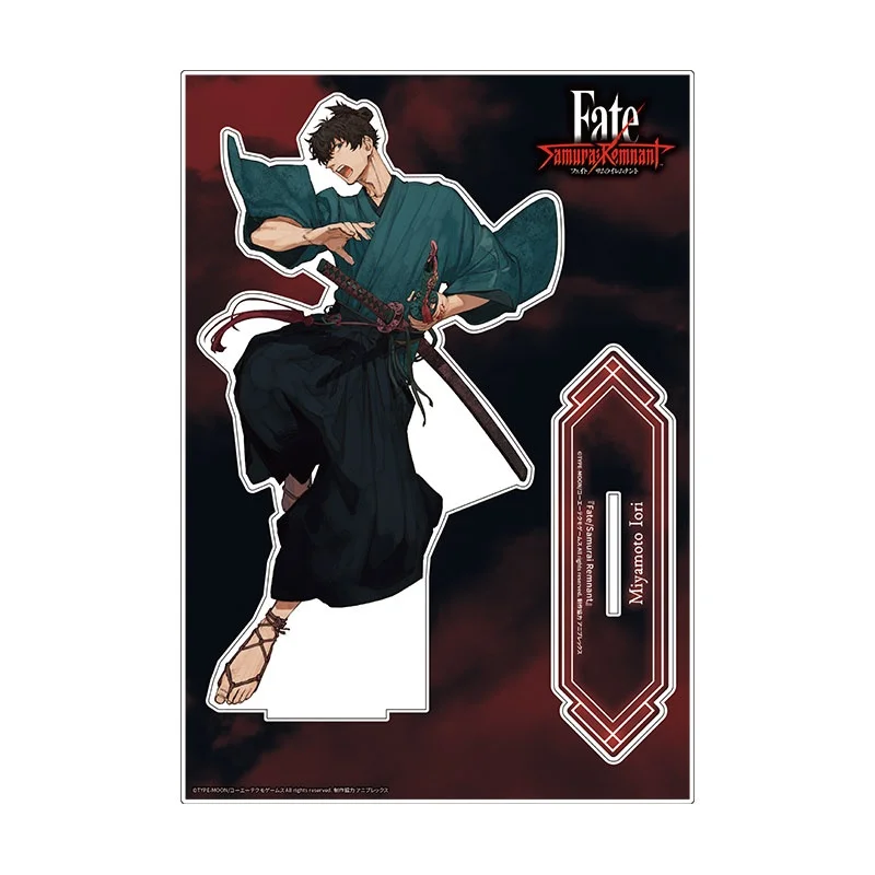 Game Fate Samurai Remnant Anime Miyamoto Iori Zheng Chenggong Acrylic Stand Model Figure Cosplay Plate Keychain Gift