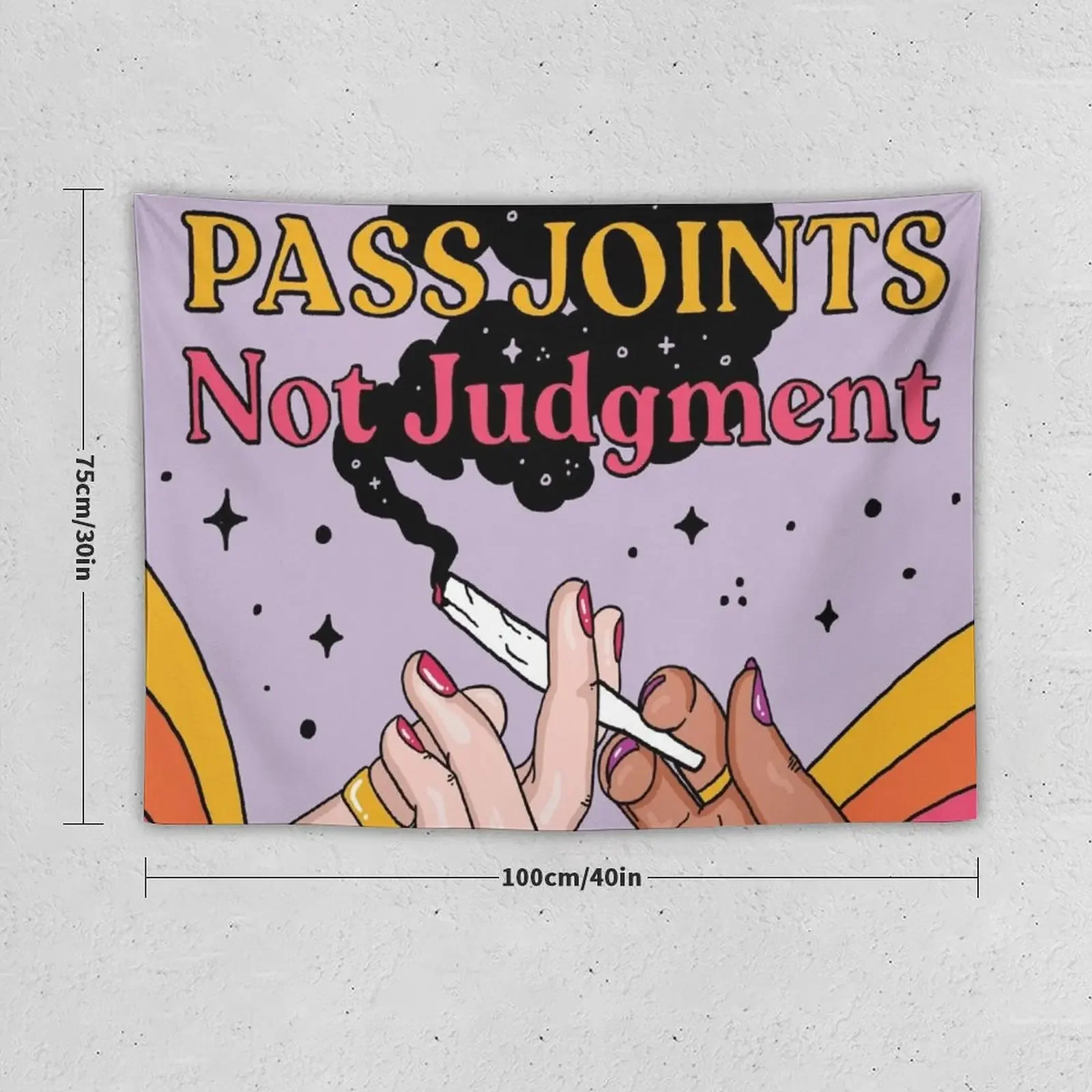 pass joints not judgment Tapestry Art Mural On The Wall Wall Carpet Tapestry