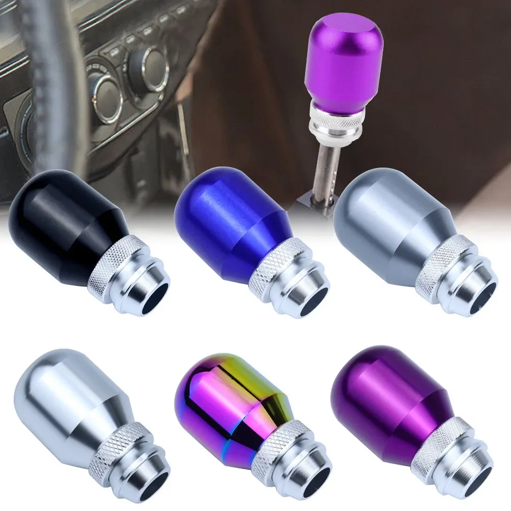 Universal 7cm Aluminum Racing Gear Shift Knob Manual Transmission Gearstick Lever Shifter Head Car Interior Modified Accessories