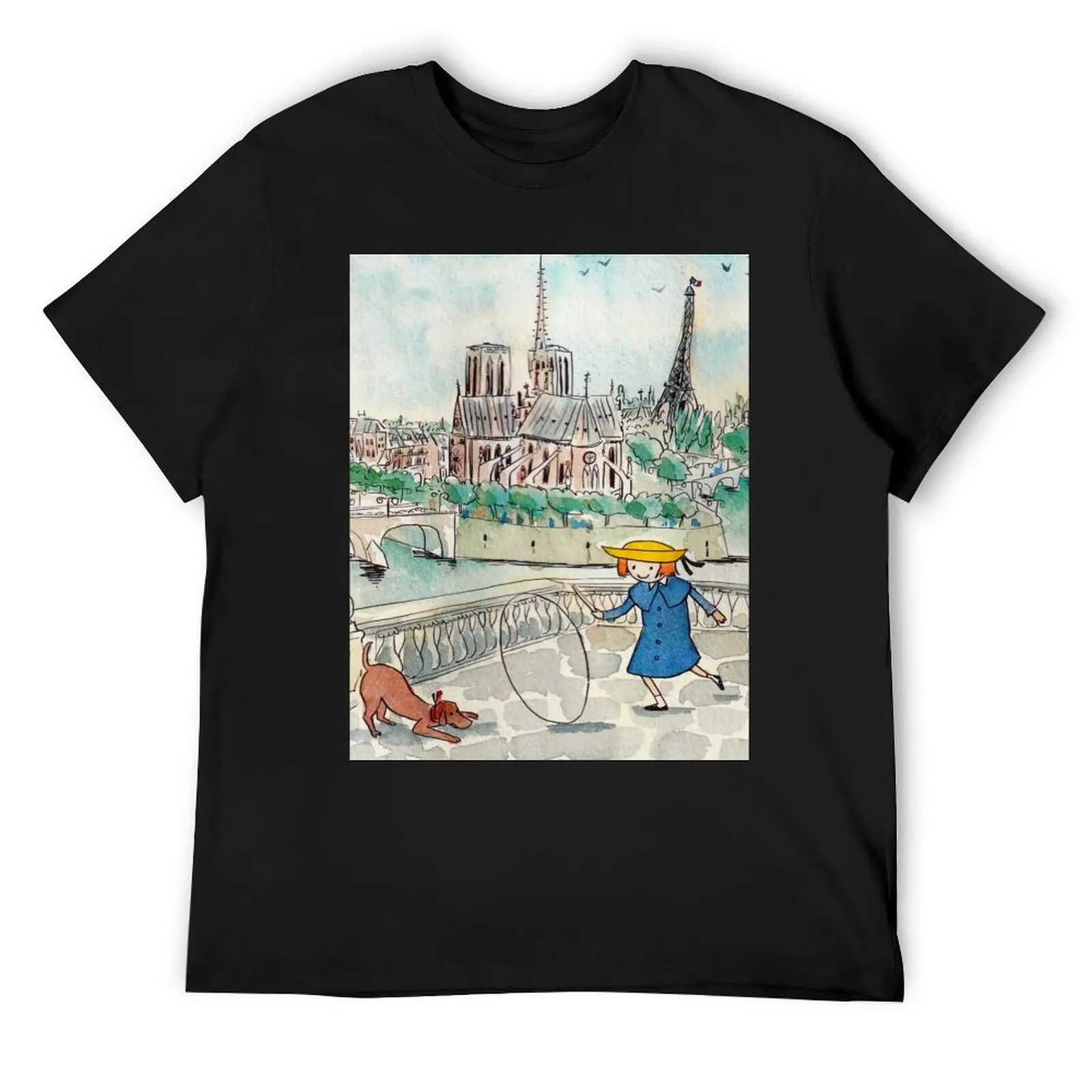 Madeline Paris Watercolor T-Shirt street wear sublime shirts men graphic