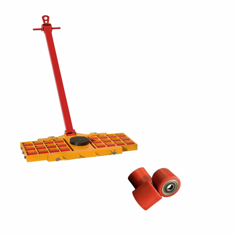 

6-тонная тяжелая машина Dolly Skate Machinery Roller Mover, 4 колеса