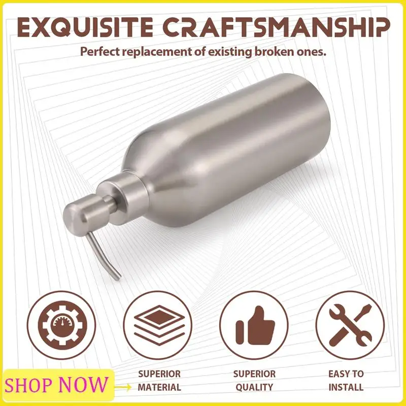 

Especial Soap Dispenser Stainless Steel Bottle Countertop Anti-Rust And Pump Hand Lotion Liquid Dispenser For Kitchen & Bathroom