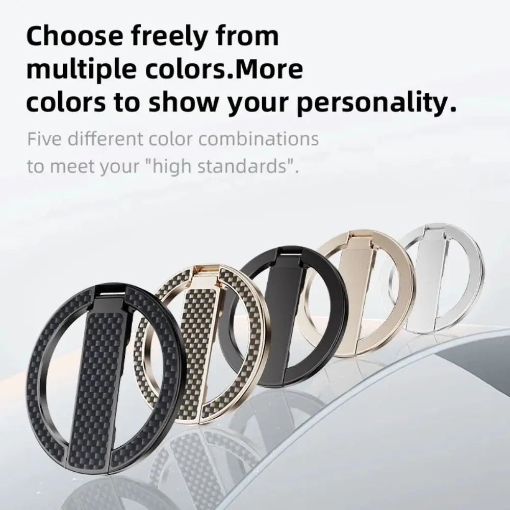 

Luxury Finger Ring Stand Kevlar Magnetic Suction Bracket Ring N52 Strong Magnetism Phone Holder For Iphone Samsung HUAWEI Xiaomi