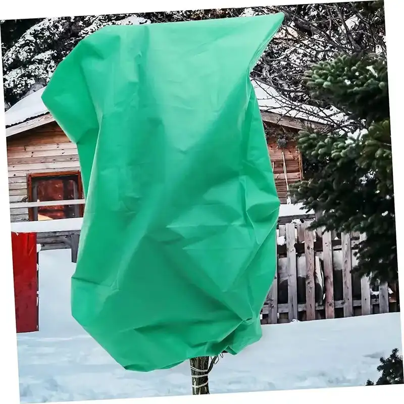 Plant Frost Protection Cover Plant Antifreeze Cover Thickened Drawstring Bag Freeze Protection Warm Cover Insect Wind Cold Proof