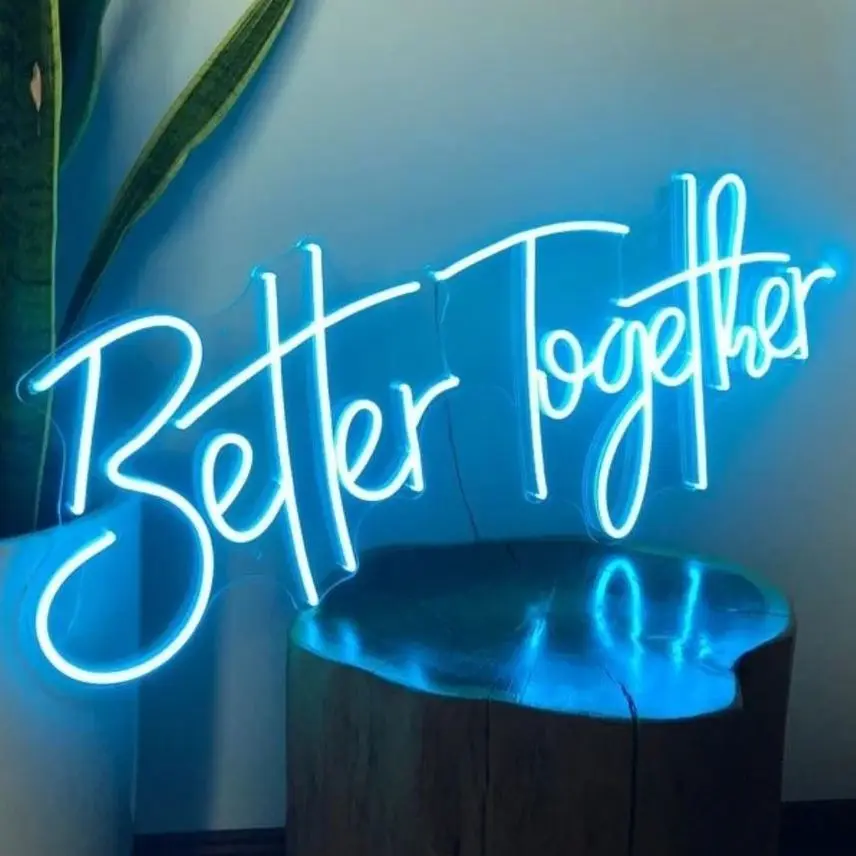 Better Together Custom Neon Lights, Wedding Neon Lights, Birthday Neon Lights, Animation Neon Lights, Sexy Neon Lights