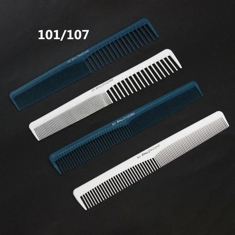 Profissional Anti-Estático Cabeça Plana Cortador Pente, Pente De Corte De Cabelo, FineTooth, Escova De Corte De Cabelo, Ferramentas Do Salão De Beleza, Acessórios De Barbeiro