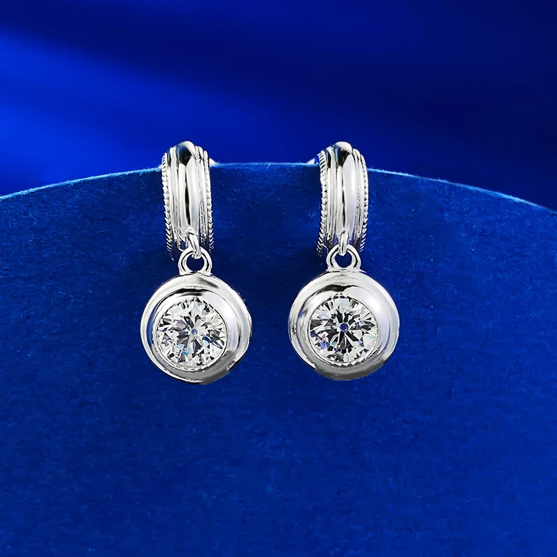 S925 sterling silver exquisite butterfly earrings, exaggerated and grand, full of diamonds, light luxury earrings