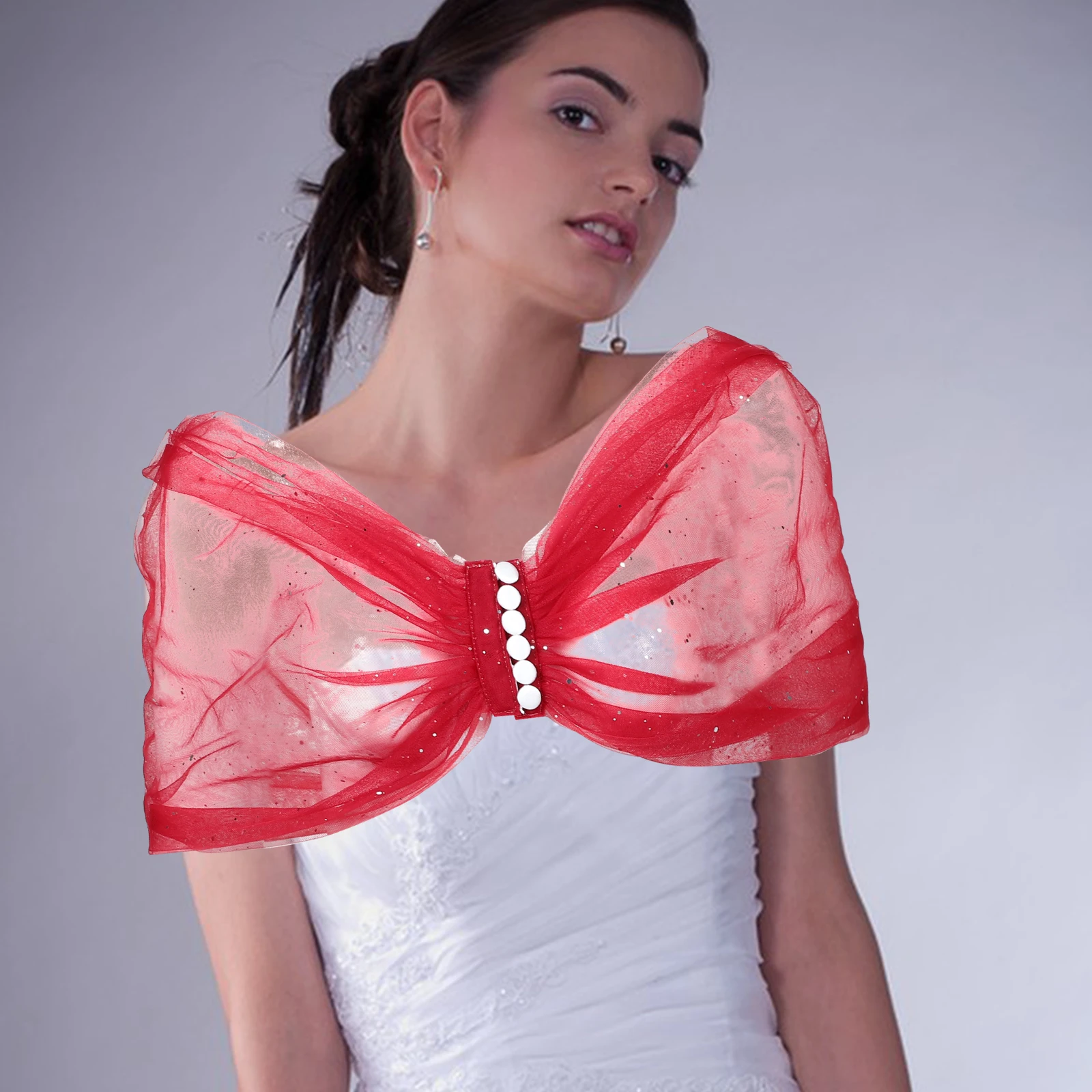 

Cape Burgundy Star Shawl for Wedding Dress Special Bridesmaid Shawls and Wraps Red Bridal Women Dressy Miss
