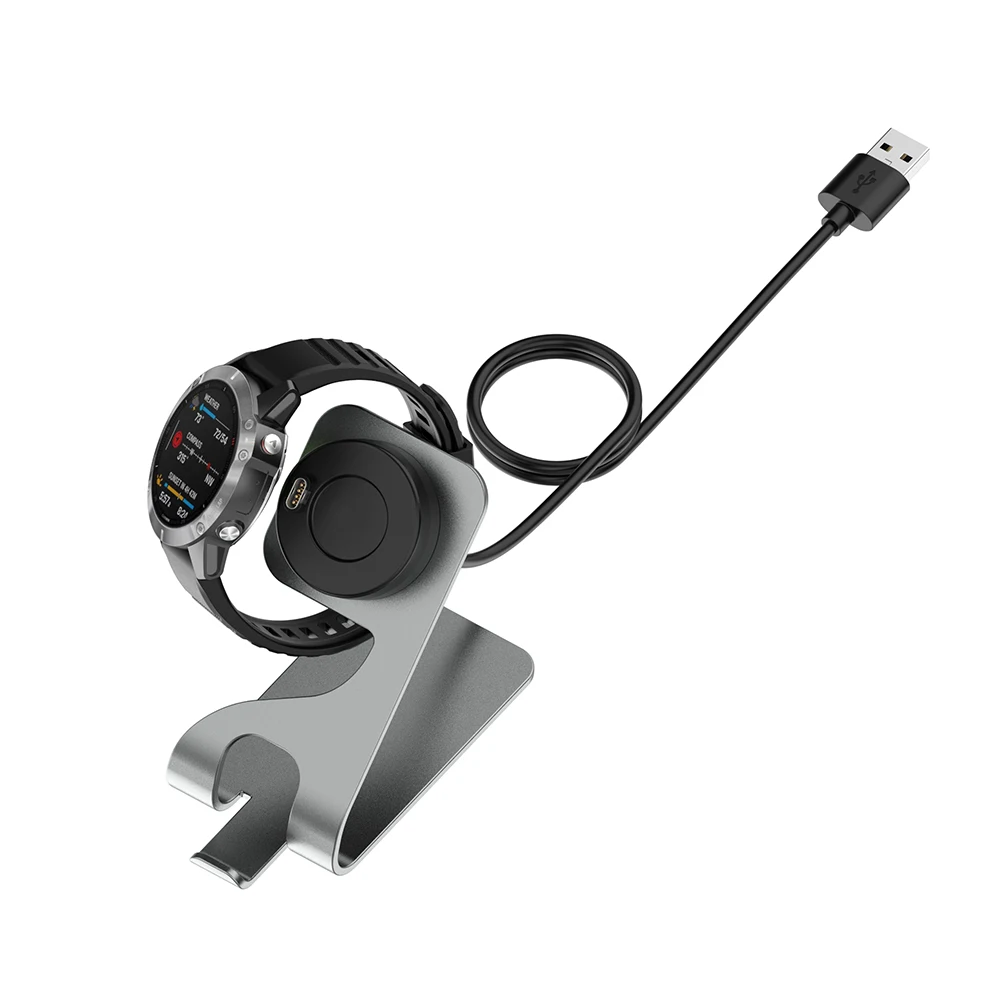 Charger Stand for Garmin Venu 4 3 3S/Fenix 8 7X Charging Vivoactive 6 5 Cable Dock Cord for Fenix 5 5X Plus 6 6X 6s/ Instinct 3